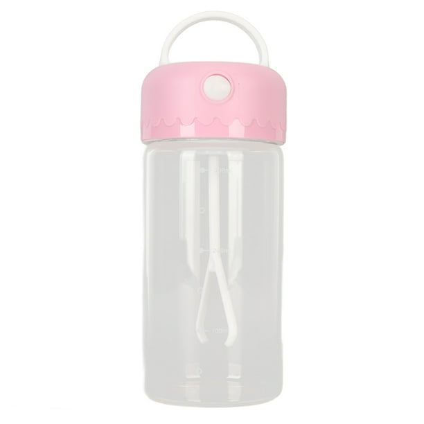 Botella Mezcladora de Proteína Portátil 600ml | Shaker con Agitador y Vidrio Resistente al Calor