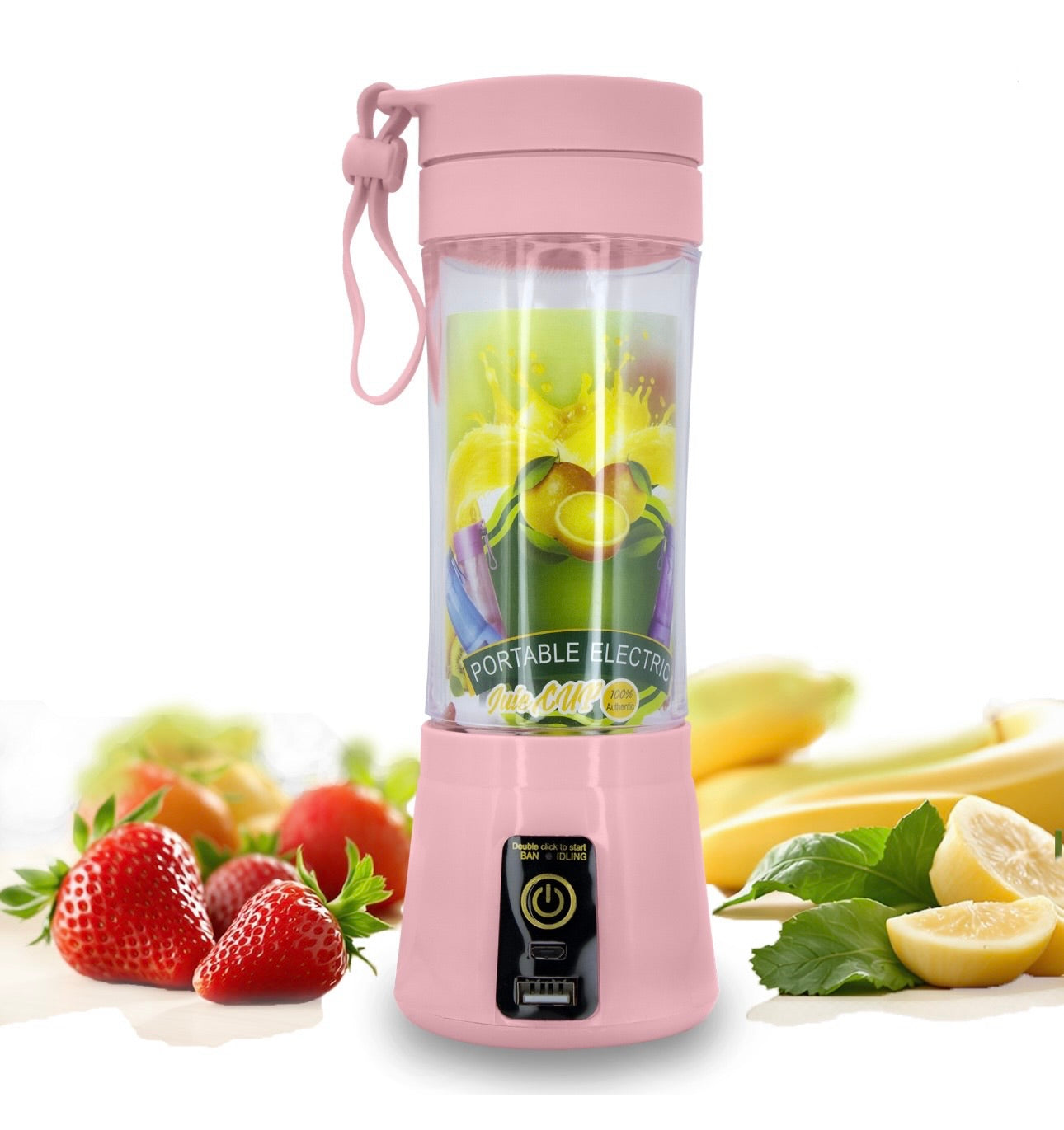 Licuadora Portátil Recargable USB 380ml Aisun+Mafeich | Mini Blender Personal para Jugos y Batidos