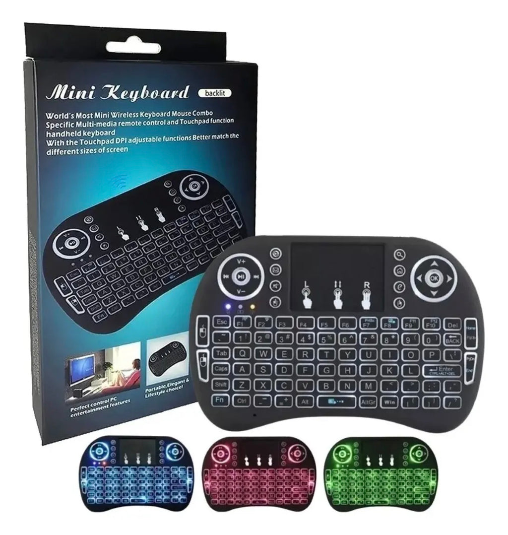 Mini Teclado Inalámbrico USB Con Touchpad Para Smart TV Android TV Box PC Plug & Play